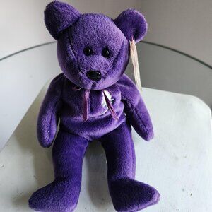*EXTREMELY RARE* Princess Diana Purple Beanie Baby 1997, NWT
